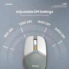 Probus Triple Connection Rechargeable Wireless Mouse – A725