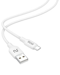 Prime USB-A to USB-C Cable - 1.5 Meter TPE - White