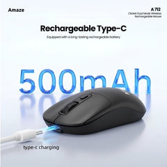 Clicket Dual Mode Wireless Rechargeable Mouse – A712