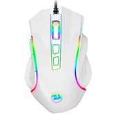 Redragon M607W GRIFFIN RGB Gaming Mouse, 7200 DPI (White)