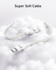 Anker USB-C to USB-C Cable (3 Ft / 6 ft, 240W, Upcycled-Braided)