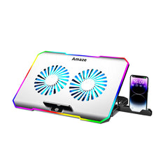 Laptop RGB Dual Fan Cooling Stand – A505
