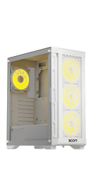 Boost Casing Enclosure Pro Series P300 with 4 ARGB Fans White