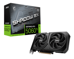 MSI Graphic Card RTX 5060 Ti 8GB Shadow 2x OC Plus