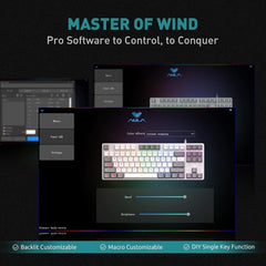 Aula Keyboard Wind F3287 Mechanical Gaming Wired Blue Switch