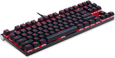 Motospeed Keyboard CK101 wired with Brown switches Black
