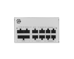 MSI Power Supply Mag A850GL PCIE 5 White 80 Plus Gold fully Modular