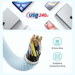 Anker Zolo USB-C to USB-C 240W Braided Cable