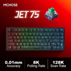 MCHOSE Jet 75 Hall Effect Magnetic Switch Gaming Keyboard – Kailh Magnetic God Switch