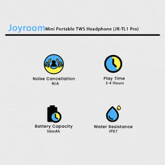 Joyroom Mini Portable TWS Headphone (JR-TL1 Pro)