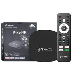 SPEEDX PIXEL4K X20 PLUS ALLWINNER H313 ANDROID 10.0V 4K SMART TV BOX 2GB+16GB Air Mouse With Voice Control