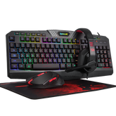 Redragon S101-BA-2 Wired Gaming Keyboard, Mouse, Headset, Mousepad Combo Set (4 in 1)