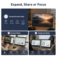 KOORUI E1512A 15.6 Inch FHD Portable Monitor | IPS | 1920×1080 | 60Hz | USB-C | HDMI 1.4 | FreeSync | HDR
