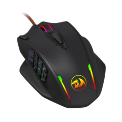 Redragon M908 IMPACT MMO Gaming Mouse, 12400 DPI (Black)