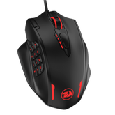 Redragon M908 IMPACT MMO Gaming Mouse, 12400 DPI (Black)