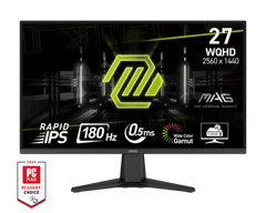 MSI Led Monitor MAG 275QF, 27″ 2K (2560×1440) WQHD 180Hz