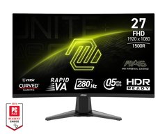 MSI LED Monitor MAG 276CXF 27-inch 1920 x 1080 (FHD) Curved Monitor 280Hz 0.5ms