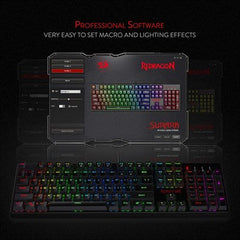 Redragon K582 SURARA RGB LED Backlit Mechanical Gaming Keyboard (Black)