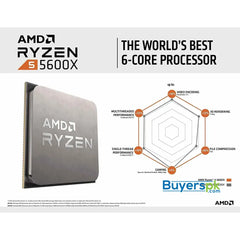 Amd Ryzen 5 5600x Processor Chip