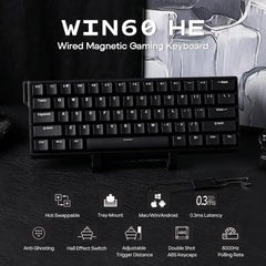 Aula Keyboard Win 60 HE Mechanical Gaming Keyboard Wired Magnet Switch