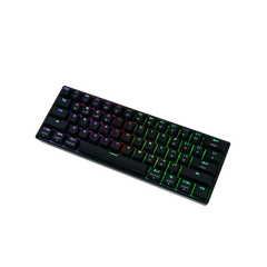 Tezarre Keyboard TK-63 Pro Mechanical Keyboard Tri-mode 60% Black