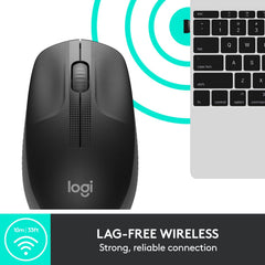 Logitech M190 Wireless Mouse Black