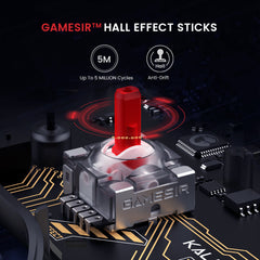 GameSir Kaleid Wired Xbox Controller – Hall Effect Joysticks & Triggers, Transparent Gaming Gamepad