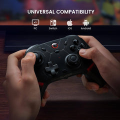 GameSir Cyclone 2 Multiplatform Wireless Controller- TMR Electromagnetic Joysticks&Hall Effect Switch triggers,6-axis Gyro Gaming Controller for Switch/PC/iOS/Android/Steam