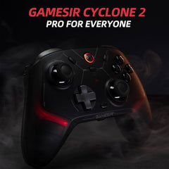 GameSir Cyclone 2 Multiplatform Wireless Controller- TMR Electromagnetic Joysticks&Hall Effect Switch triggers,6-axis Gyro Gaming Controller for Switch/PC/iOS/Android/Steam