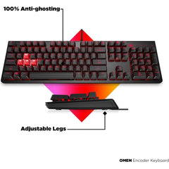 HP Keyboard Omen Encoder Mechanical Gaming Keyboard Brown Switches