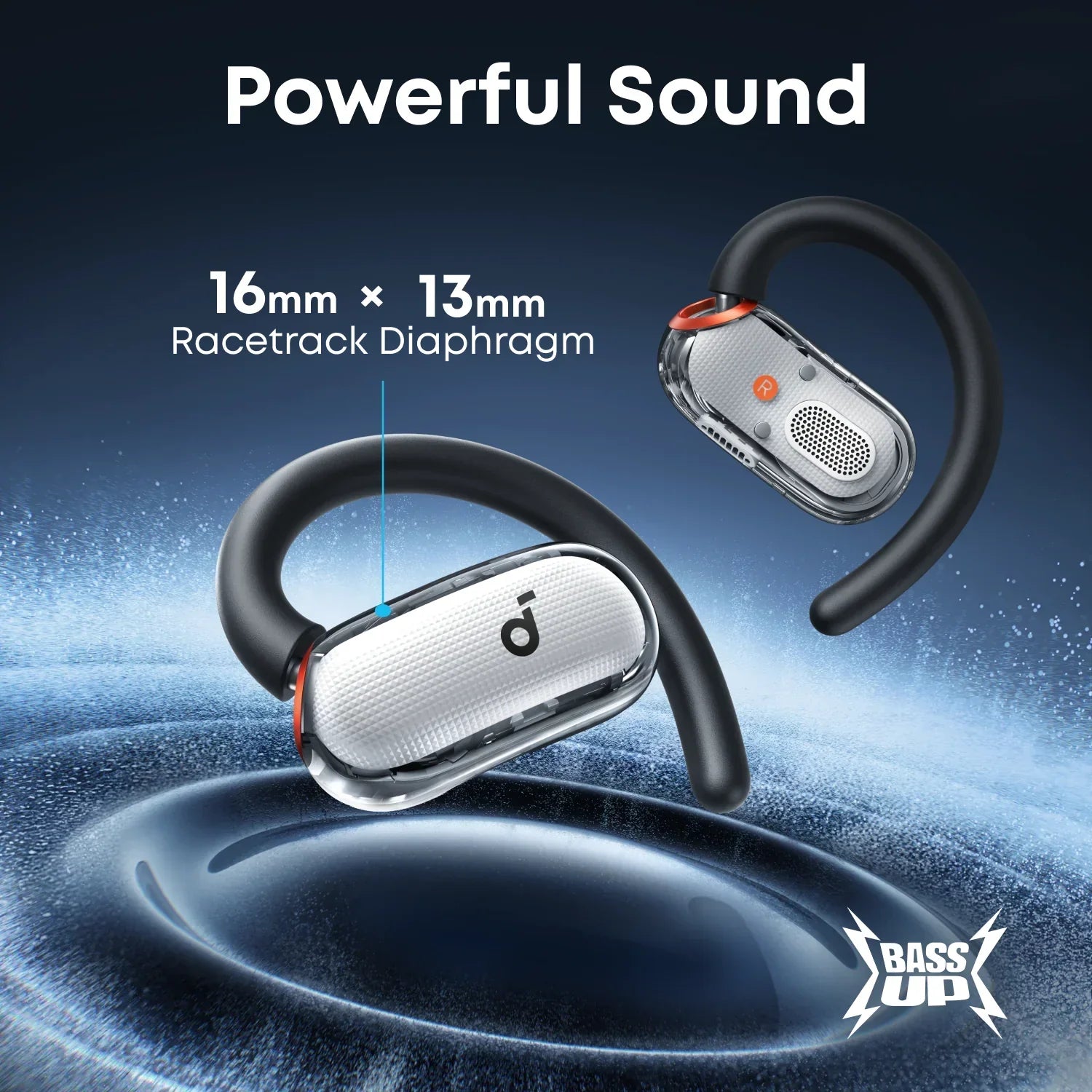 Anker Soundcore V40i Comfortable Fit and Clear Sound, Lidless Case