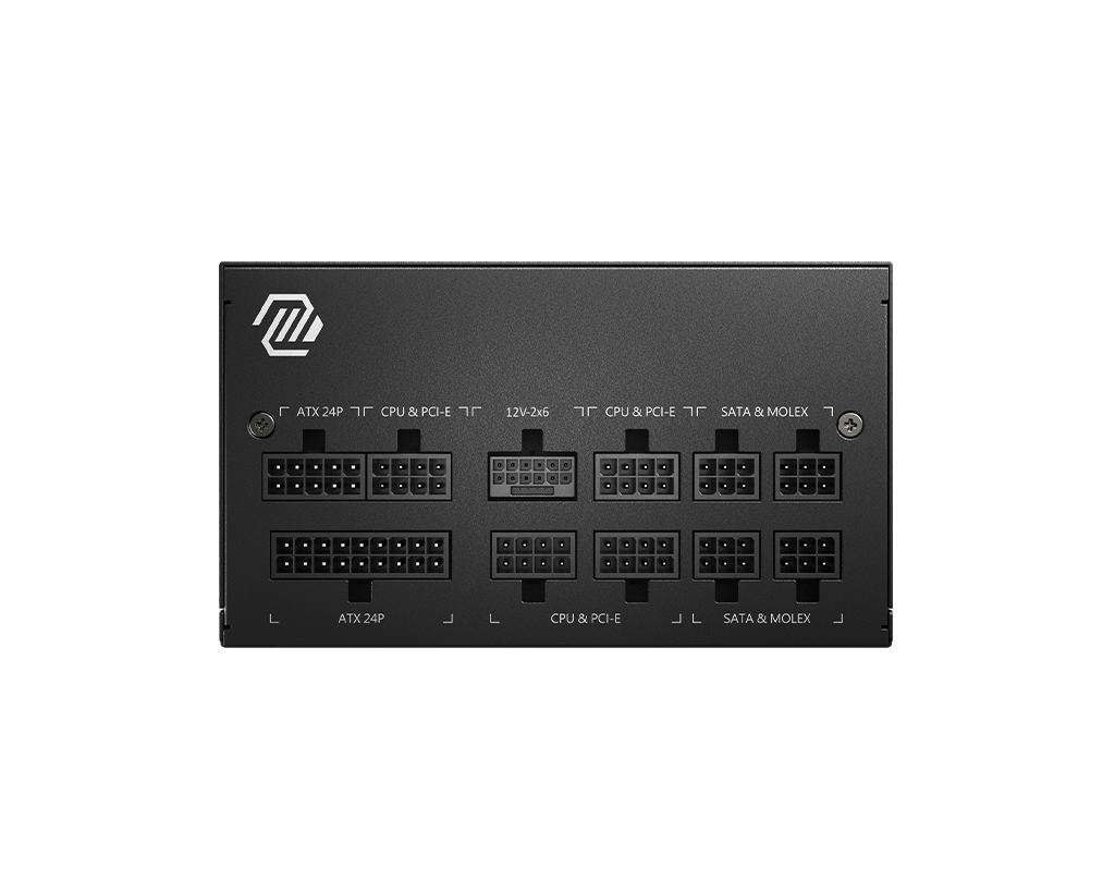 MSI Power Supply MAG A850GL PCIE5 ATX 80+ Gold 850W Full Modular