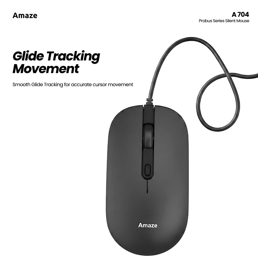 Probus Silent Click Wired Mouse – A704