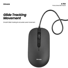 Probus Silent Click Wired Mouse – A704