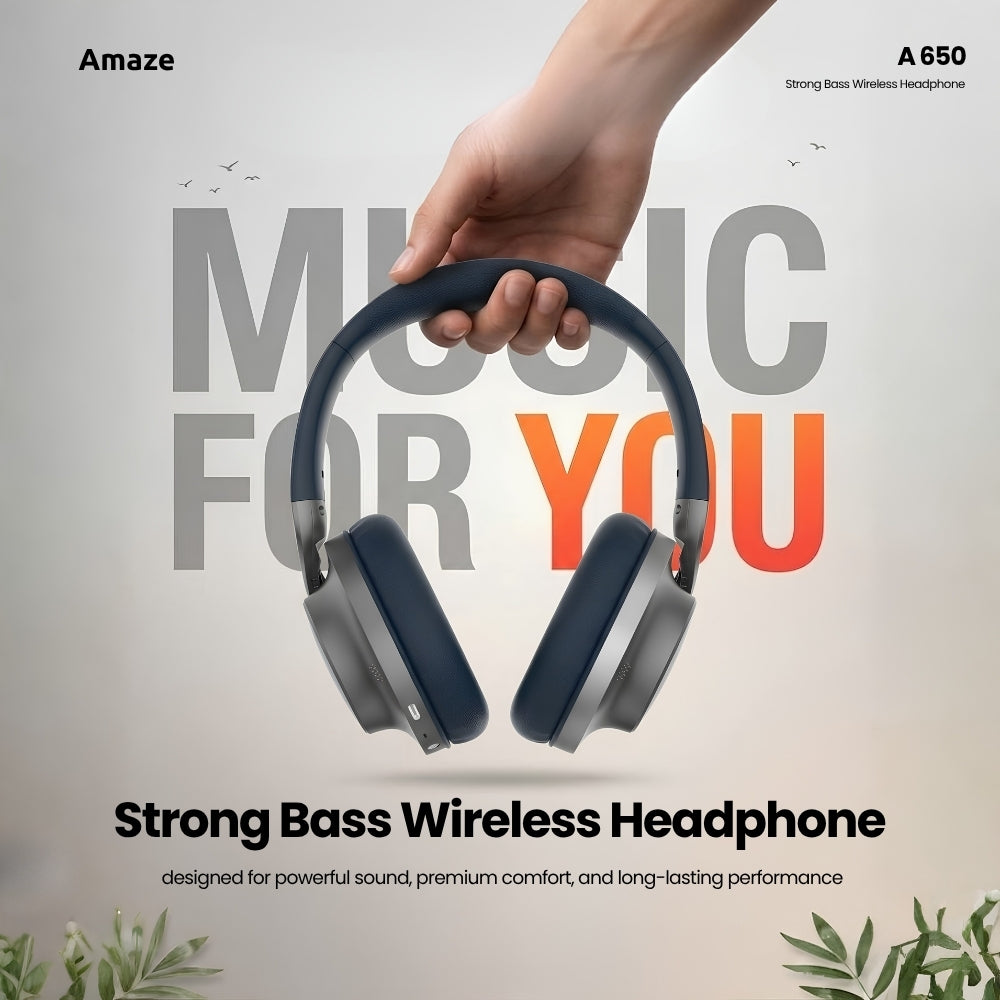 Strong Bass Wireless Headphone – A650