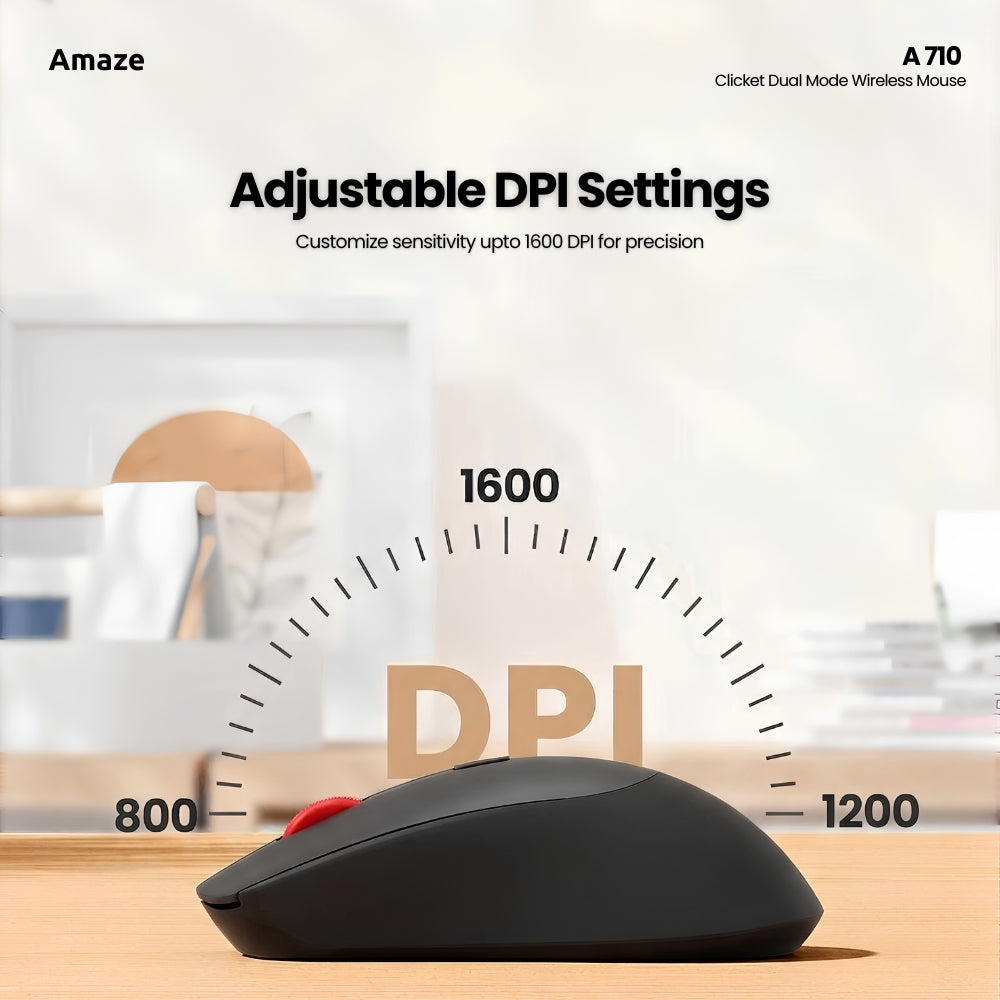 Clicket Dual Mode Wireless Mouse – A710