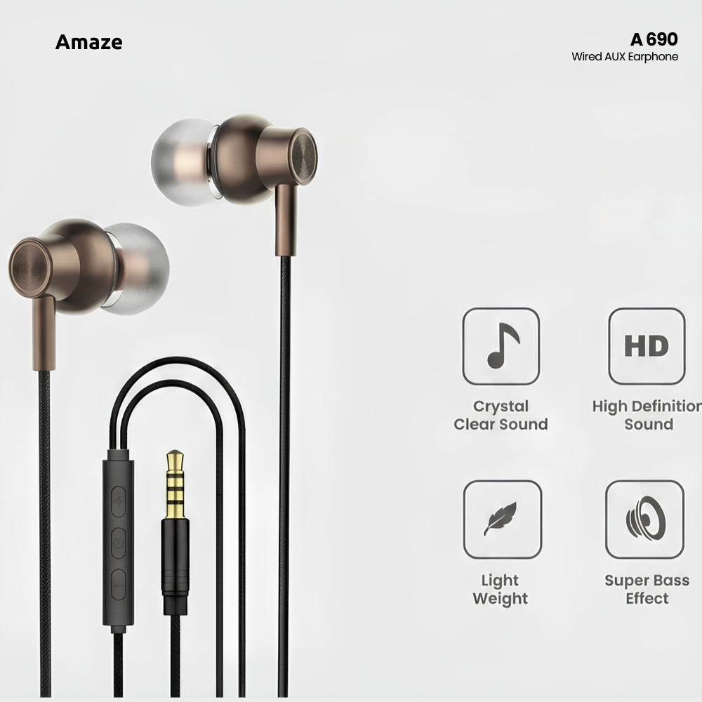 Wired Aux Earphone – A690