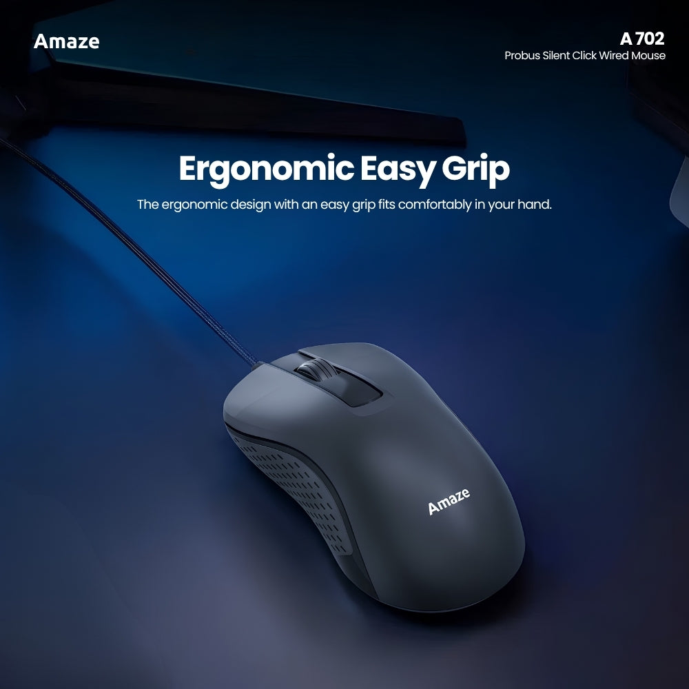 Probus Silent Click Wired Mouse – A702