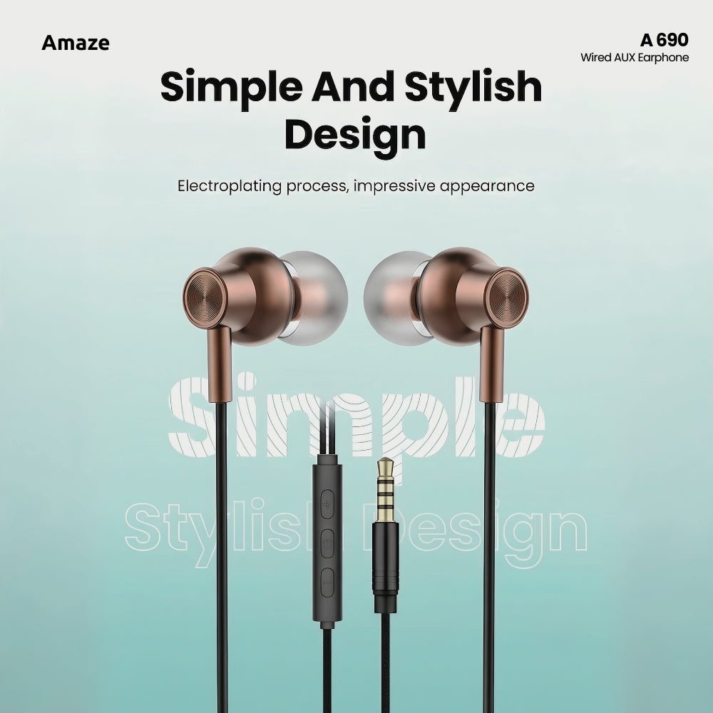 Wired Aux Earphone – A690