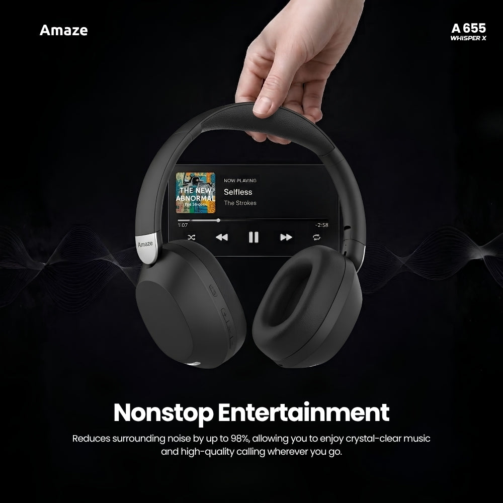 Whisperx ANC Wireless Headphone – A655