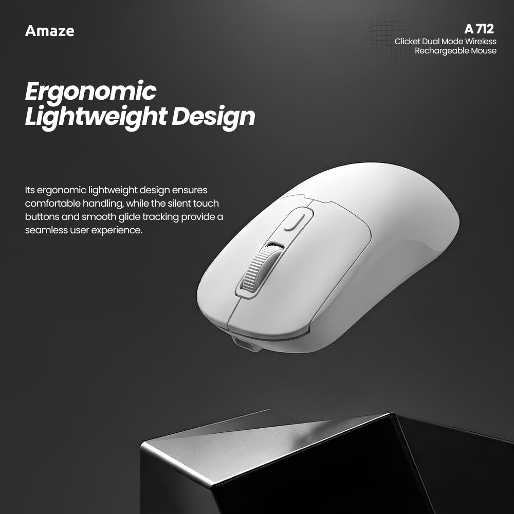Clicket Dual Mode Wireless Rechargeable Mouse – A712