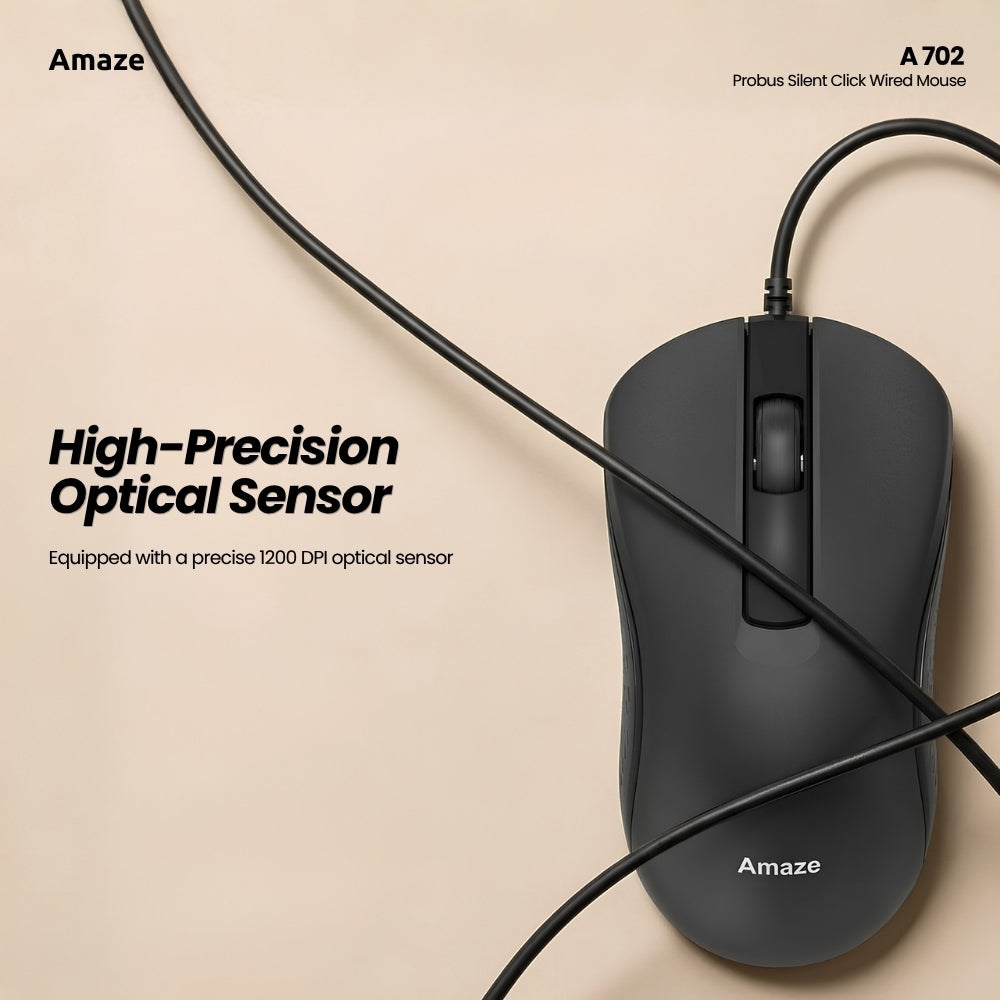 Probus Silent Click Wired Mouse – A702