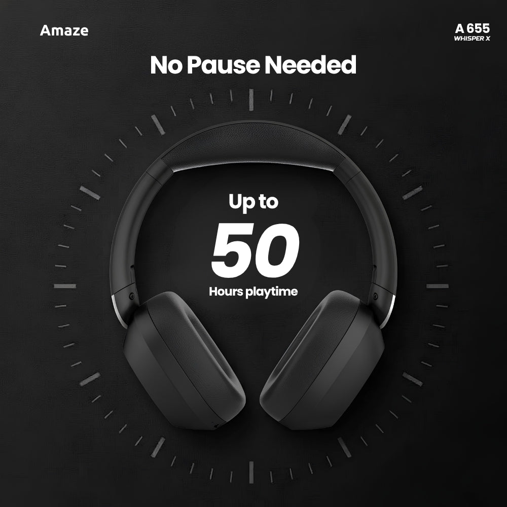 Whisperx ANC Wireless Headphone – A655
