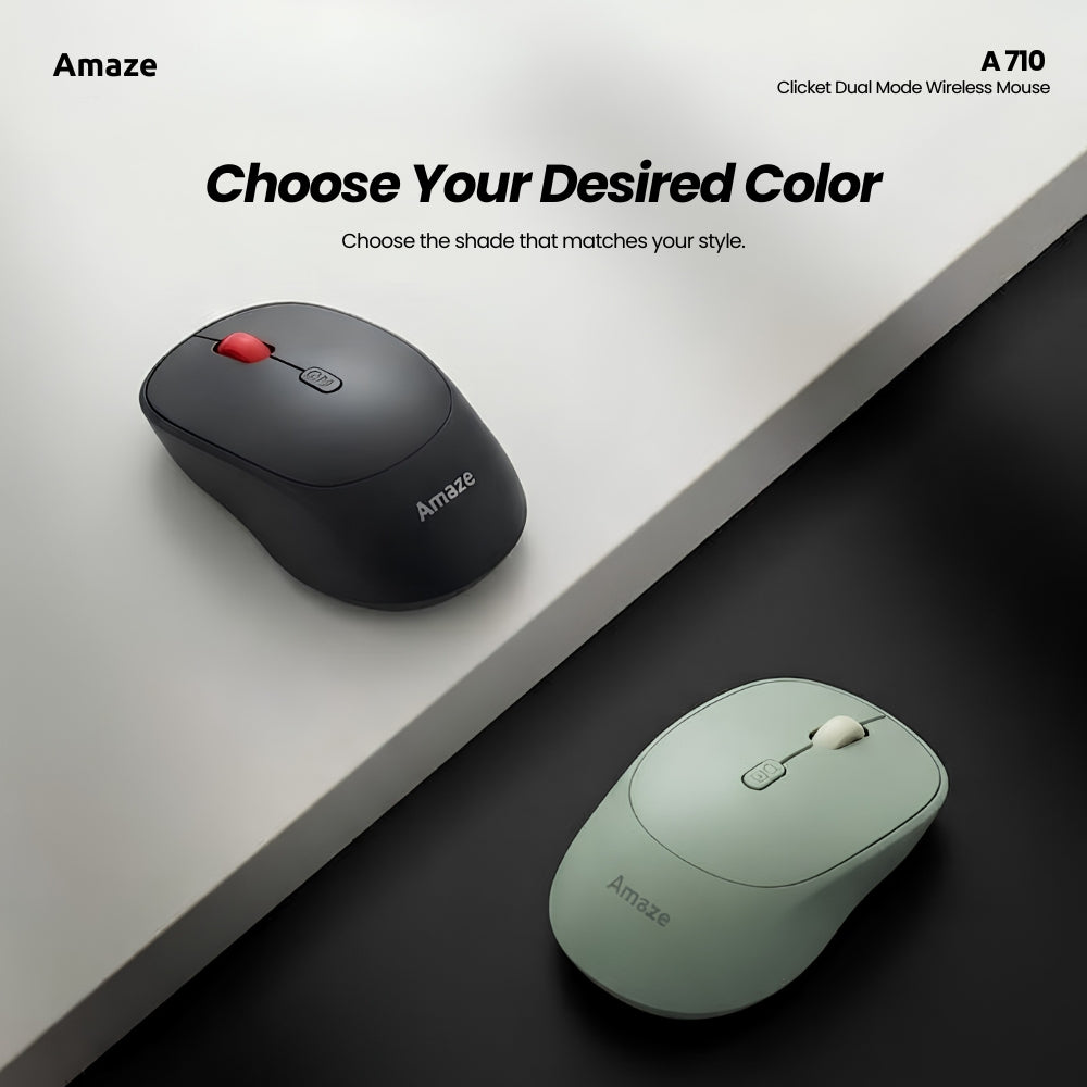 Clicket Dual Mode Wireless Mouse – A710