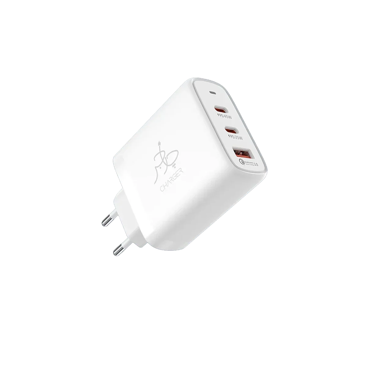 Fusion Triple Boost 65W PD Charger - With USB-C to USB-C Cable