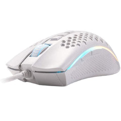 Redragon M808W STORM LUNAR Lightweight RGB Gaming Mouse, 12400 DPI (White)