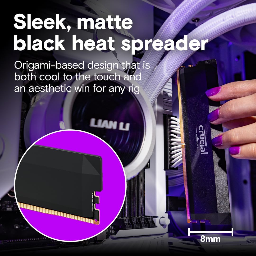 Crucial Ram Desktop Pro Series 64GB (2x32GB) 6000MHZ DDR5