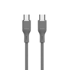 Logilink Type C To Type C Silicone Fast Charging Data Cable 1m (1 Year Warranty) Grey
