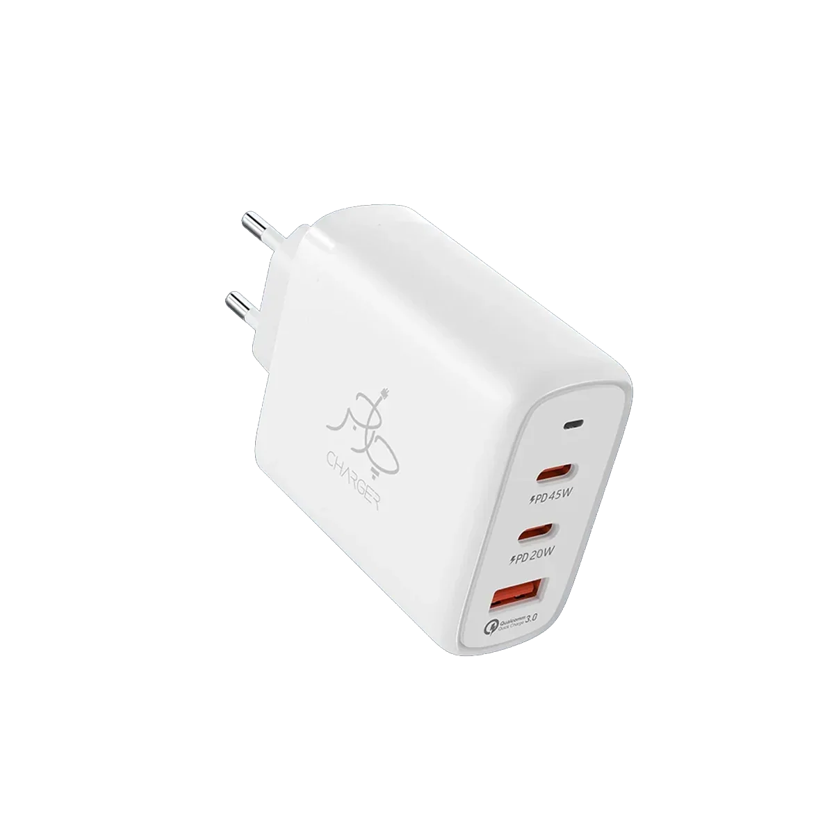 Fusion Triple Boost 65W PD Charger - With USB-C to USB-C Cable