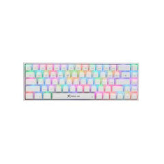 Xtrike Me GK-995W RGB 68 Key BT 2.4GHz Wireless Gaming Keyboard White